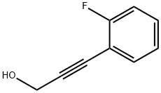 2-Propyn-1-ol, 3-(2-fluorophenyl)- (9CI) Struktur