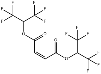 BIS(HEXAFLUOROISOPROPYL)MALEATE Struktur