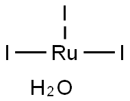 Ruthenium(III) iodide hydrate Struktur