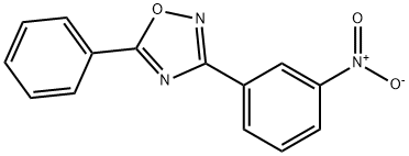 3-(3-NITROPHENYL)-5-PHENYL-1,2,4-OXADIAZOLE Struktur