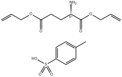 H-GLU(OALL)-OALL P-TOSYLATE Struktur