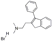 N,N-DiMethyl-3-phenyl-1H-indene-2-ethanaMine HydrobroMide Struktur