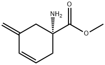 3-Cyclohexene-1-carboxylicacid,1-amino-5-methylene-,methylester,(1R)-(9CI) Struktur