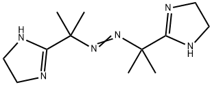 2,2'-AZOBIS[2-(2-IMIDAZOLIN-2-YL)PROPANE] Struktur