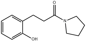 1-(1-Pyrrolidinyl)-3-(2-hydroxyphenyl)-1-propanone Struktur