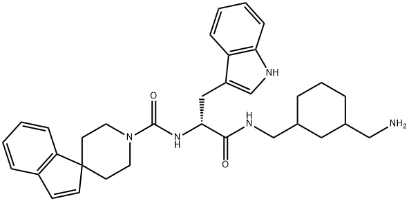 (1R,1'S,3'R/1R,1'R,3'S)-L-054,264 Struktur