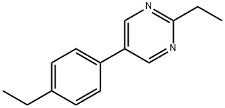 Pyrimidine, 2-ethyl-5-(4-ethylphenyl)- (9CI) Struktur