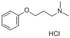 N,N-Dimethyl-3-phenoxypropylamine hydrochloride Struktur