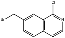 7-(BROMOMETHYL)-1-CHLOROISOQUINOLINE Struktur