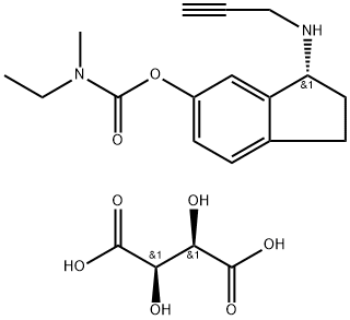 Ladostigil tartrate Structure