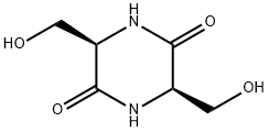 2,5-Piperazinedione,3,6-bis(hydroxymethyl)-,(3R,6R)-(8CI) Struktur