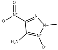 2H-1,2,3-Triazol-4-amine,  2-methyl-5-nitro-,  3-oxide Struktur