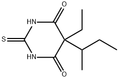 INACTIN (THIOBUTABARBITAL SODIUM SALT) Struktur