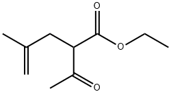 4-Pentenoicacid,2-acetyl-4-methyl-,ethyl Struktur