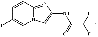 Acetamide, 2,2,2-trifluoro-N-(6-iodoimidazo[1,2-a]pyridin-2-yl)- Struktur