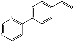 4-(PYRIMIDIN-4-YL)BENZALDEHYDE Struktur