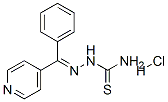 Hydrazinecarbothioamide, 2-(phenyl-4-pyridinylmethylene)-, monohydrochloride Struktur