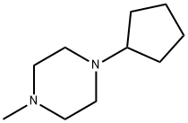 Piperazine, 1-cyclopentyl-4-methyl- (8CI) Struktur