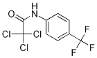 AcetaMide, 2,2,2-trichloro-N-[4-(trifluoroMethyl)phenyl]- Struktur