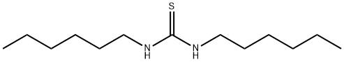 N,N'-DIHEXYLTHIOUREA Struktur