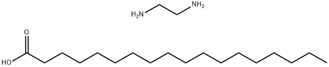 stearic acid, compound with ethane-1,2-diamine (2:1)  Struktur