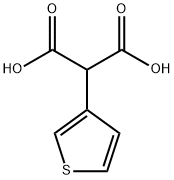 3-Thiophenemalonic acid Struktur