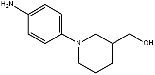 1-(4-AMINOPHENYL)-3-PIPERIDINEMETHANOL Struktur