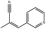 2-Propenenitrile,2-methyl-3-(3-pyridinyl)-,(2Z)-(9CI) Struktur