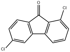 1,6-Dichloro-9H-fluoren-9-one Struktur