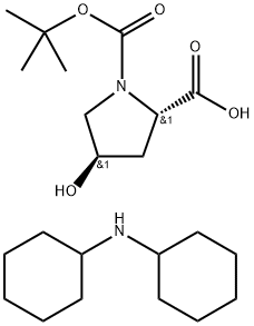 BOC-HYP-OH DCHA Struktur