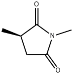 2,5-Pyrrolidinedione,1,3-dimethyl-,(3R)-(9CI) Struktur