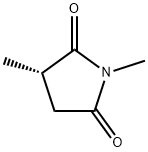 2,5-Pyrrolidinedione,1,3-dimethyl-,(3S)-(9CI) Struktur