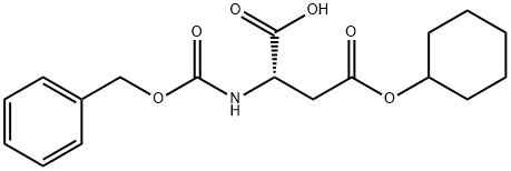 Z-ASP(OCHEX)-OH Struktur