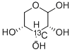 D-[3-13C]RIBOSE Struktur