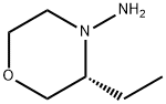 4-Morpholinamine,3-ethyl-,(3R)-(9CI) Struktur