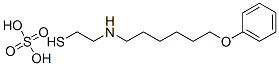 2-(6-Phenoxyhexyl)aminoethanethiol sulfate Struktur