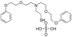 2-[Bis[2-(2-phenoxyethoxy)ethyl]amino]ethanethiol sulfate Struktur