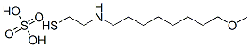 2-(8-Methoxyoctyl)aminoethanethiol sulfate Struktur