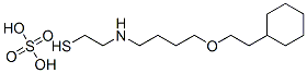 2-[[4-(2-Cyclohexylethoxy)butyl]amino]ethanethiol sulfate Struktur