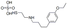 2-[4-(p-Ethoxyphenyl)butyl]aminoethanethiol sulfate Struktur