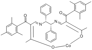 (1R,2R)-N,N'-BIS[3-OXO-2-(2,4,6-TRIMETHYLBENZOYL)BUTYLIDENE]-1,2-DIPHENYLETHYLENEDIAMINATO COBALT(II) price.