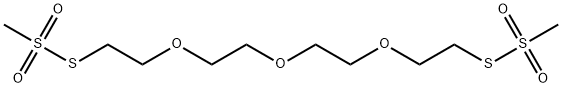 3,6,9-Trioxaundecane-1,11-diyl-bismethanethiosulfonate Struktur