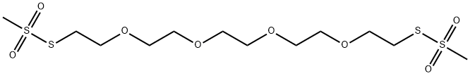 3,6,9,12-TETRAOXATETRADECANE-1,14-DIYL-BIS-METHANETHIOSULFONATE Struktur