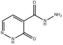 4-Pyridazinecarboxylic  acid,  2,3-dihydro-3-oxo-,  hydrazide Struktur