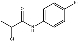 PropanaMide, N-(4-broMophenyl)-2-chloro- Struktur