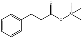 3-Phenylpropanoic acid trimethylsilyl ester Struktur