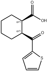 CIS-2-(2-THIOPHENECARBONYL)-1-CYCLOHEXANECARBOXYLIC ACID, 99 Struktur