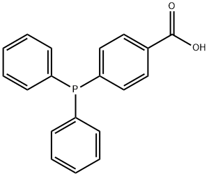 4-(DIPHENYLPHOSPHINO)BENZOIC ACID Struktur