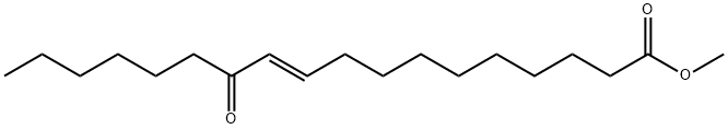 METHYL-12-OXO-TRANS-10-OCTADECENOATE Struktur