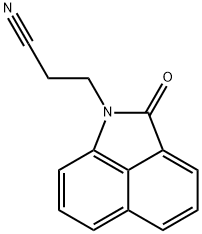 8-[(β-Cyanoethyl)amino]-1-naphthoic acid lactam Struktur